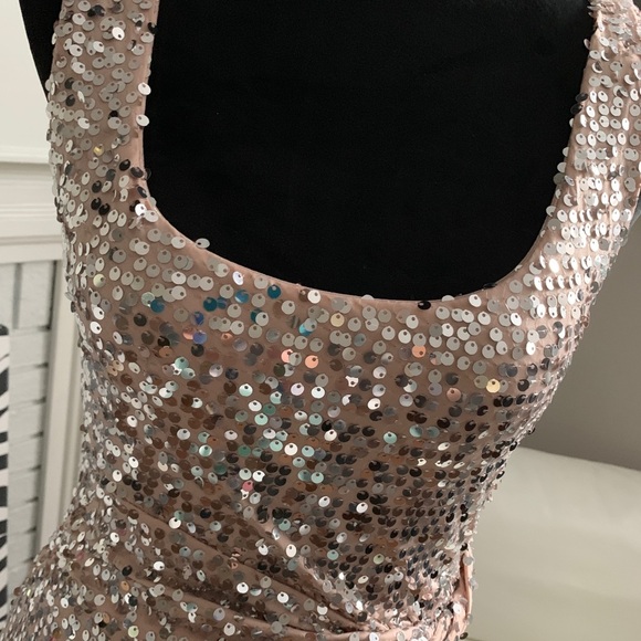 Love Reign Sequin Gold Dress, Small - Picture 2 of 7